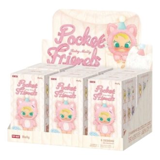 Baby Molly Pocket Friends Vinyl Pluche Hanger Verzegelde Koffer (6 Blinde Doosjes)