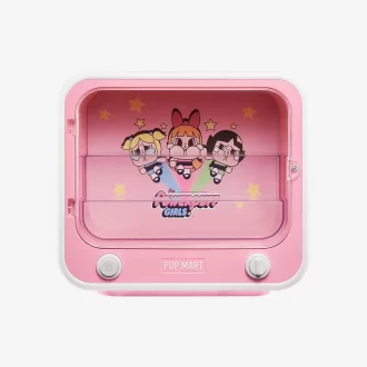 CRYBABY × Powerpuff Girls-serie – tv-display met lichtgevende container