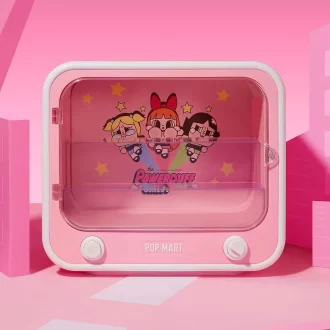 CRYBABY × Powerpuff Girls-serie – tv-display met lichtgevende container