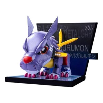 Digimon koelkastmagneet verzegeld hoesje “Metal Garurumon”