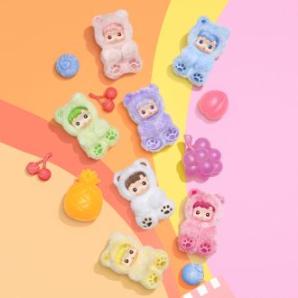 Hacipupu Gummy Bear Vinyl Pluche Hanger Verzegelde Doos (6 Blinde Dozen)