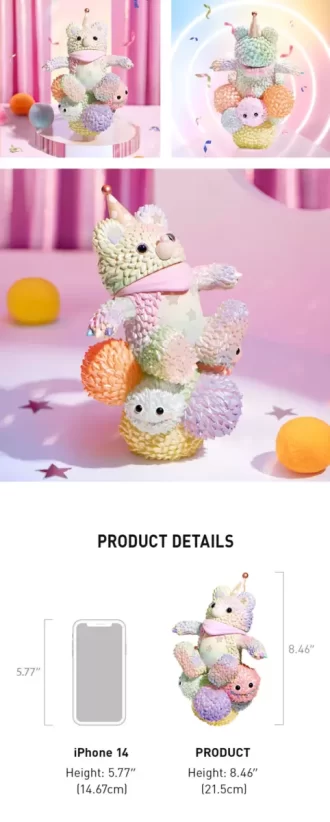 INSTINCTOY Muckey “Big Celebration” beeldje