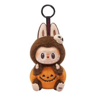 Labubu Happy Halloween Party Series Zittende Pompoen Hanger