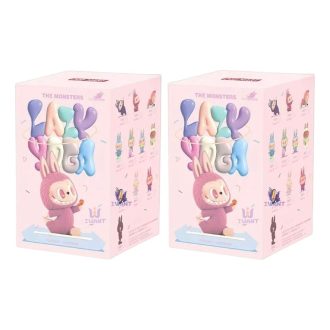 Labubu Lazy Yoga verzegelde koffer (2 blinde dozen)