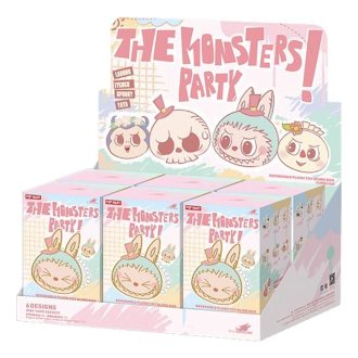 Labubu Party omkeerbare hanger verzegelde behuizing (6 blinde dozen)