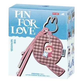 Labubu Pin voor Liefdesbrief Hanger Verzegelde Doos (N-Z) (1 Blinde Doos)
