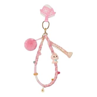 Labubu Pom Party Sleutelhanger “Roze”