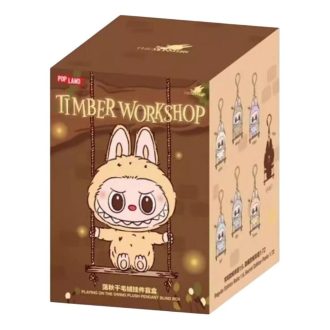 Labubu The Monsters Timber Workshop Playing on the Swing Pendant Pop Land Exclusieve verzegelde doos (1 blinde doos)