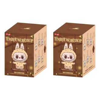 Labubu The Monsters Timber Workshop Playing on the Swing Pendant Pop Land Exclusieve verzegelde koffer (2 blinde dozen)