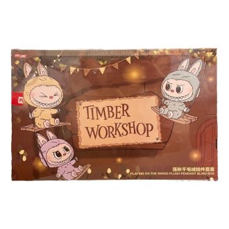 Labubu The Monsters Timber Workshop Playing on the Swing Pendant Pop Land Exclusieve verzegelde koffer (6 blinde dozen)