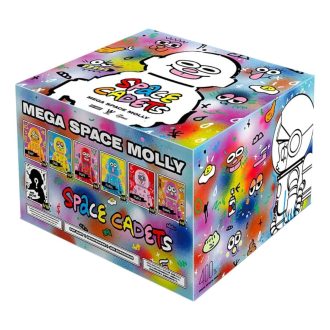Mega Space Molly 400% Jon Burgerman Space Cadets verzegelde dozen (6 blinde dozen)