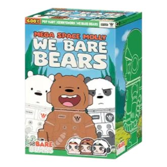 Mega Space Molly 400% We Bare Bears verzegelde doos (1 blinde doos)