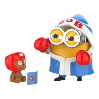 Minions Bedtijdverhalen van Bob en Tim Figures “Boksbeginselen”