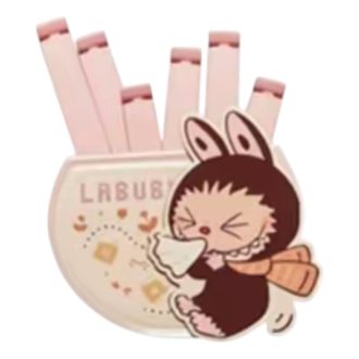 Pom Party Collectie Magnetische Afdichtclips “Labubu”