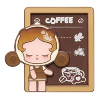 Pop Bean Coffee Factory koelkastmagneet “Skullpanda Coffee Moment”