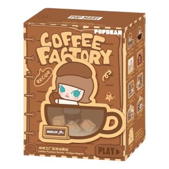 Pop Bean Coffee Factory koelkastmagneet verzegelde behuizing (1 blinde doos)