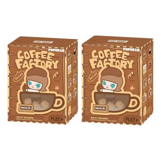Pop Bean Coffee Factory koelkastmagneet verzegelde behuizing (2 blinde dozen)