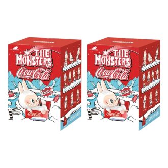 Pop Mart x Coca-Cola The Monsters Labubu figuur verzegelde doos (2 blinde dozen)