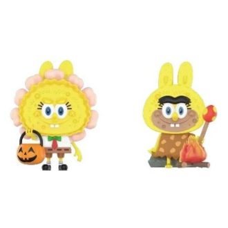 Pop Mart x Spongebob The Monsters Labubu “Jack O Lantern en Comedy Before”