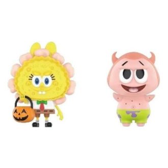 Pop Mart x Spongebob The Monsters Labubu “Jack O Lantern en Patrick Star x YAYA”