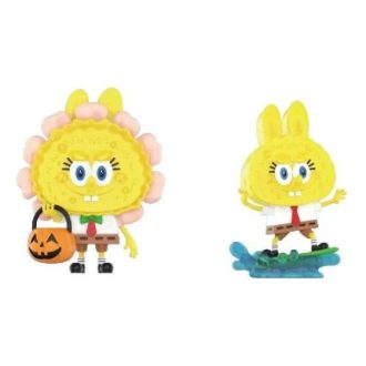 Pop Mart x Spongebob The Monsters Labubu “Jack O Lantern en surfen”