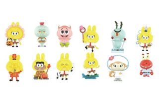 Pop Mart x Spongebob The Monsters Labubu verzegelde koffer (2 blinde dozen)