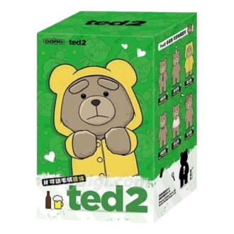 Ted2 Teddybeer Actie Pluche Hanger Verzegelde Koffer (1 Blinde Doos)