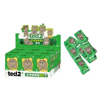 Ted2 Teddybeer Actie Pluche Hanger Verzegelde Koffer (6 Blinde Kisten) + Speciale Bonus met Bib en Brace